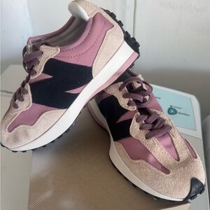 Women's Pink and Black Sneakers